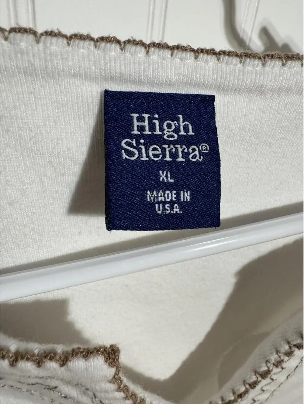 Vintage 90s High Sierra Made in USA Embroidered Tank Top Women's Size XL - Picture 3 of 3